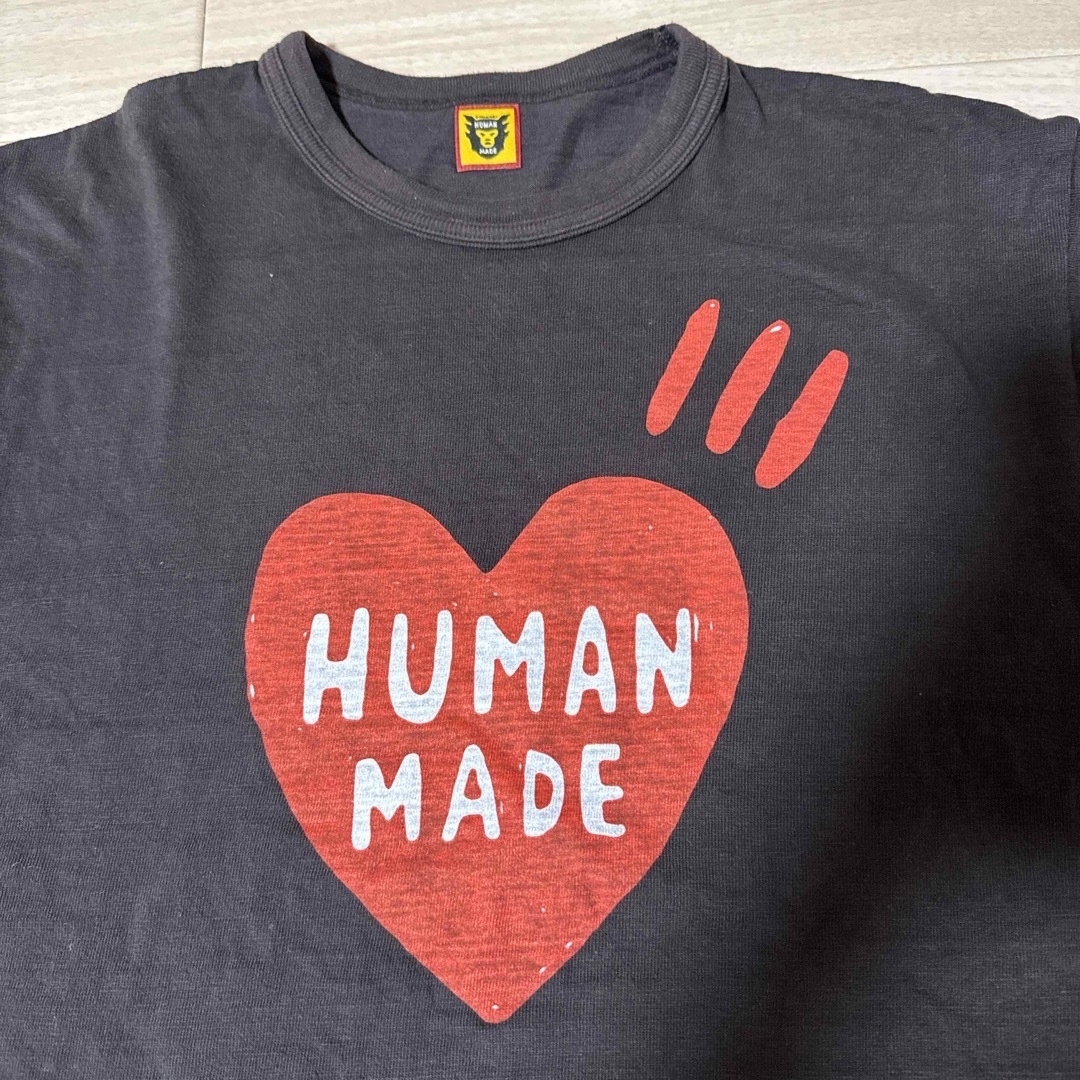 HUMAN MADE(ヒューマンメイド)のhuman made 激レアロゴ　Lサイズ　登坂　NAOTO着　3代目JSB メンズのトップス(Tシャツ/カットソー(半袖/袖なし))の商品写真