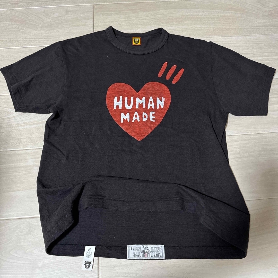 HUMAN MADE(ヒューマンメイド)のhuman made 激レアロゴ　Lサイズ　登坂　NAOTO着　3代目JSB メンズのトップス(Tシャツ/カットソー(半袖/袖なし))の商品写真