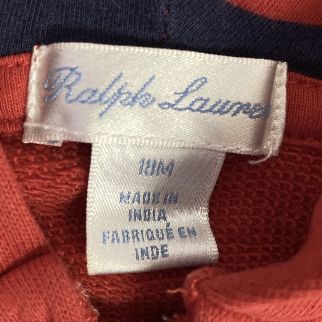 Ralph Lauren(ラルフローレン)のラルフローレン　ベビー　18M（80）パーカー　前開き キッズ/ベビー/マタニティのベビー服(~85cm)(その他)の商品写真