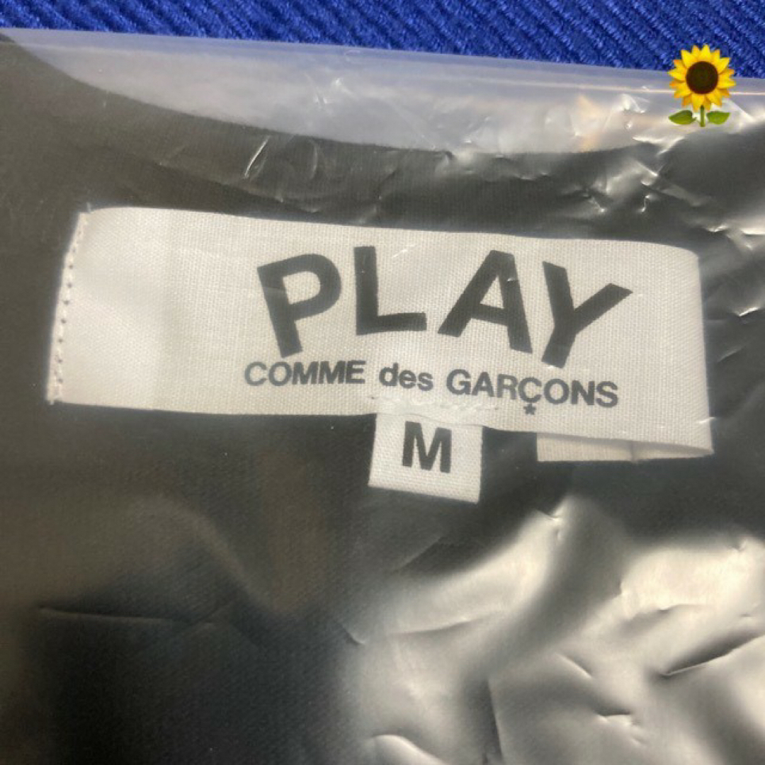 COMME des GARCONS(コムデギャルソン)の国内正規品 プレイコムデギャルソン メンズM  Tシャツ ブラック  赤ハート メンズのトップス(Tシャツ/カットソー(半袖/袖なし))の商品写真