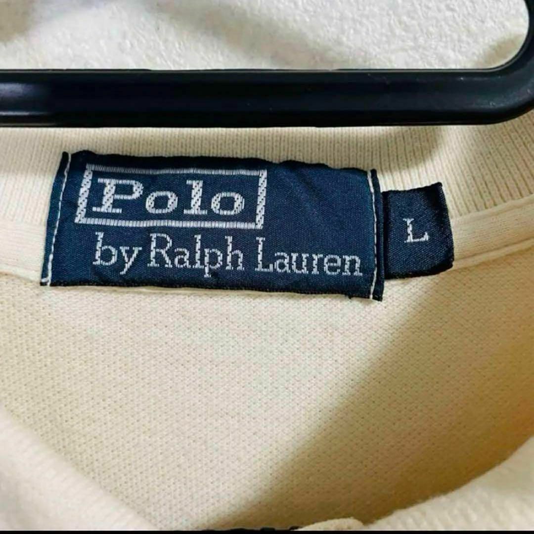 POLO RALPH LAUREN(ポロラルフローレン)の【希少】ポロバイラルフローレン 半袖ポロシャツ 刺繍ロゴ ポニー ヴィンテージ メンズのトップス(ポロシャツ)の商品写真