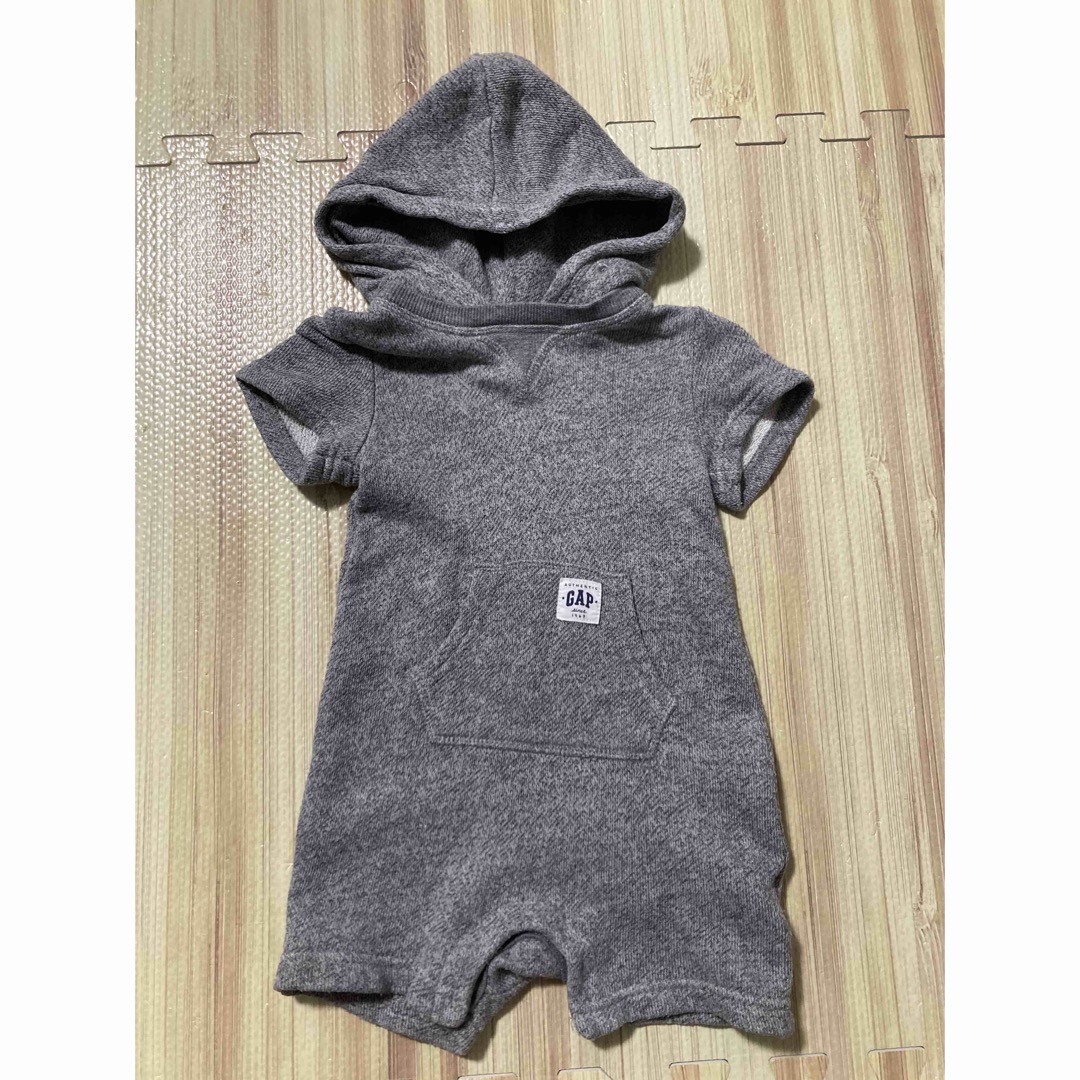 babyGAP(ベビーギャップ)のBaby GAP カバーオール　パーカー　スウェット キッズ/ベビー/マタニティのベビー服(~85cm)(カバーオール)の商品写真