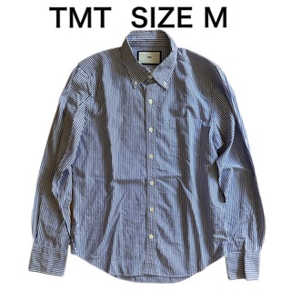 ティーエムティー(TMT)のTMT ティーエムティー THOMAS MASON 長袖シャツ ストライプ M(シャツ)