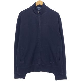 ラルフローレン(Ralph Lauren)の古着 ラルフローレン Ralph Lauren POLO by Ralph Lauren フルジップスウェットシャツ トレーナー メンズL /eaa413326(スウェット)