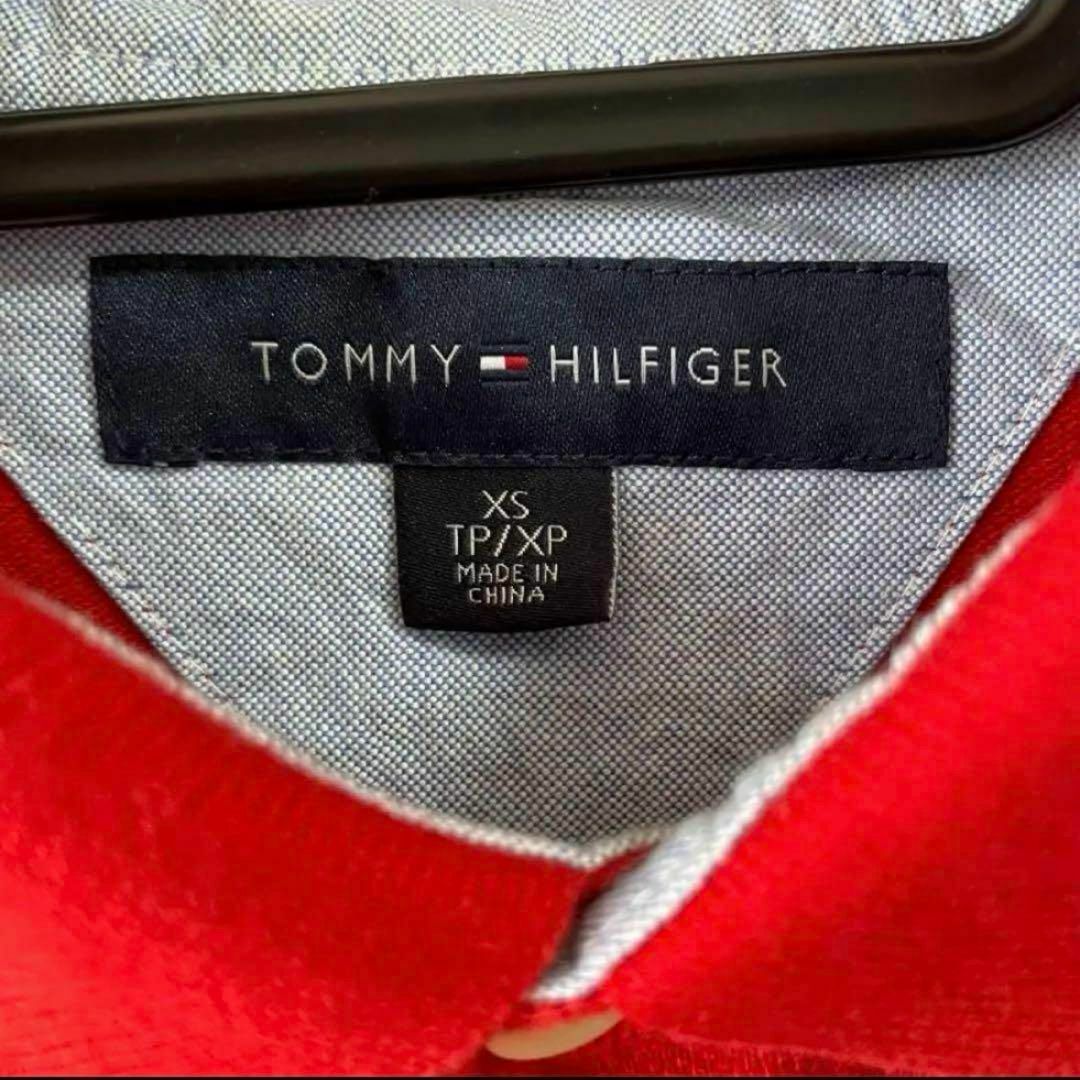 TOMMY HILFIGER(トミーヒルフィガー)の【希少】トミーヒルフィガー 半袖 ポロシャツ ワンポイント刺繍 ロゴ 男女兼用 メンズのトップス(ポロシャツ)の商品写真