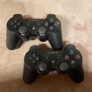 ソニー(SONY)の【ジャンク】PlayStation3 DUALSHOCK3コントローラー2台(家庭用ゲーム機本体)