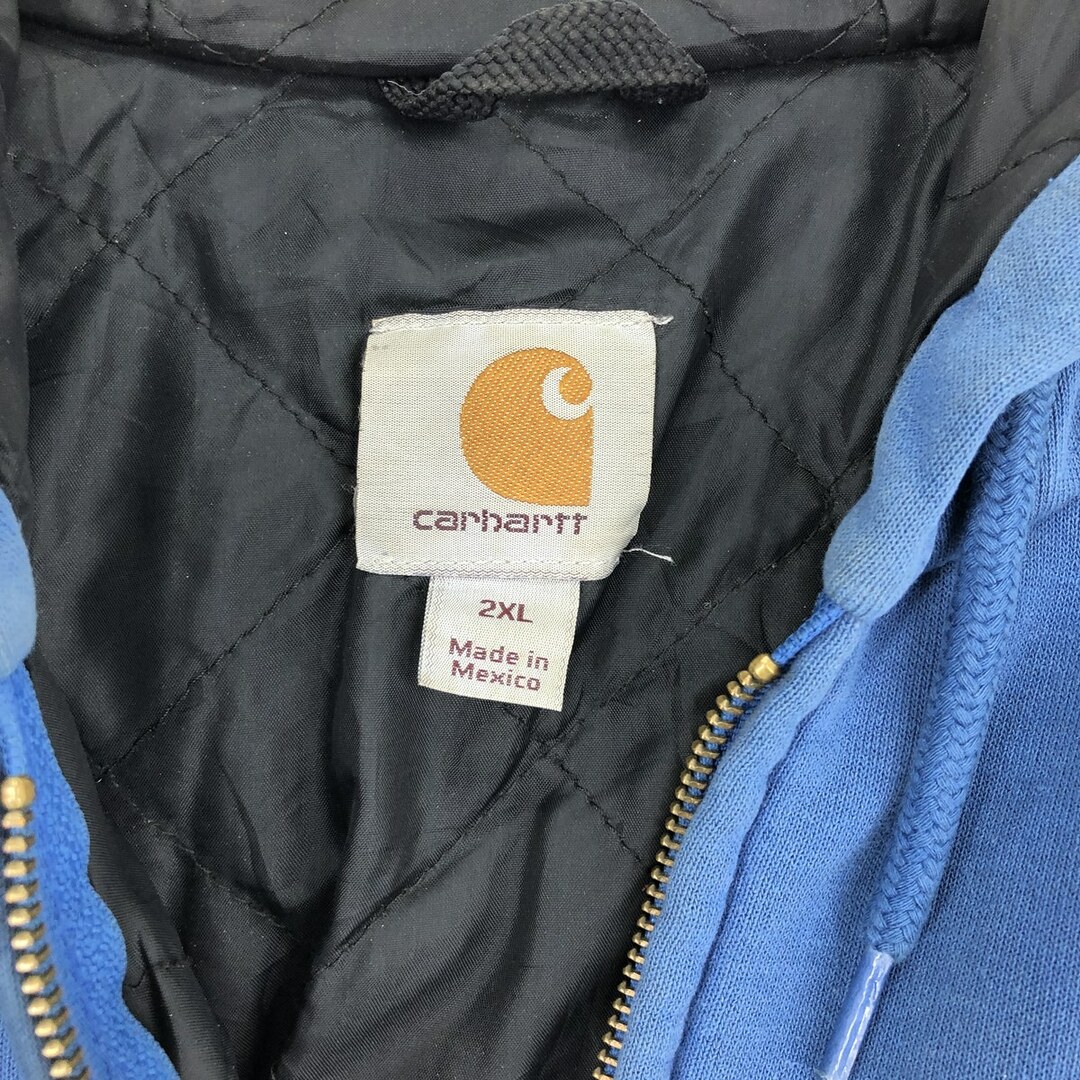 carhartt(カーハート)の古着 カーハート Carhartt スウェットフルジップパーカー メンズXXL /eaa430099 メンズのトップス(スウェット)の商品写真