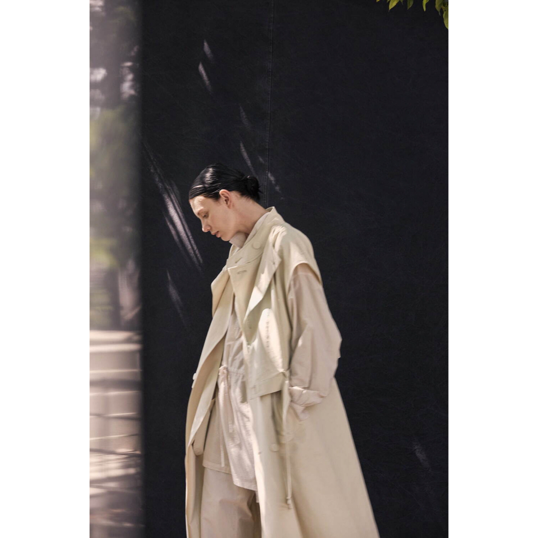 08sircus(ゼロエイトサーカス)の08SIRCUS 22SS  layered sleeveless coat メンズのトップス(ベスト)の商品写真