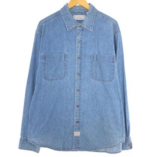 リーバイス(Levi's)の古着 リーバイス Levi's SIGNATURE 長袖 デニムシャツ メンズXL /eaa433842(シャツ)