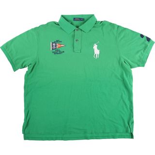 ラルフローレン(Ralph Lauren)の古着 ビッグサイズ ラルフローレン Ralph Lauren POLO RALPH LAUREN ビッグポニー 半袖 ポロシャツ メンズXXXL /eaa427573(ポロシャツ)