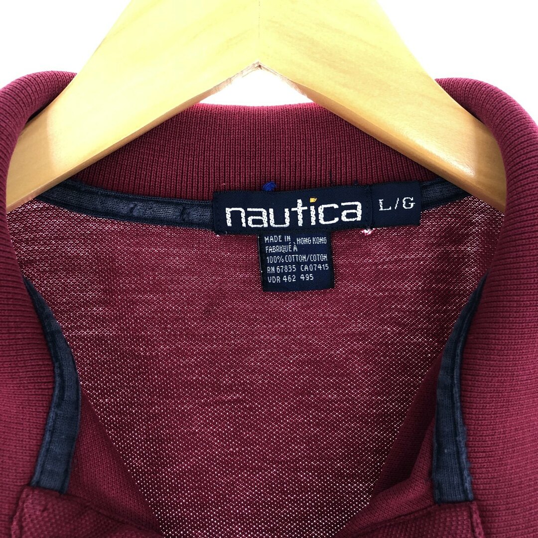 NAUTICA(ノーティカ)の古着 90年代 ノーティカ NAUTICA 半袖 ポロシャツ メンズL ヴィンテージ /eaa435805 メンズのトップス(ポロシャツ)の商品写真