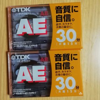 TDK - カセットテープ　新品未開封　AE-30G