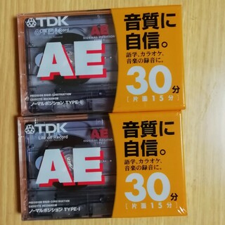 ティーディーケイ(TDK)のカセットテープ　新品未開封　AE-30G(その他)