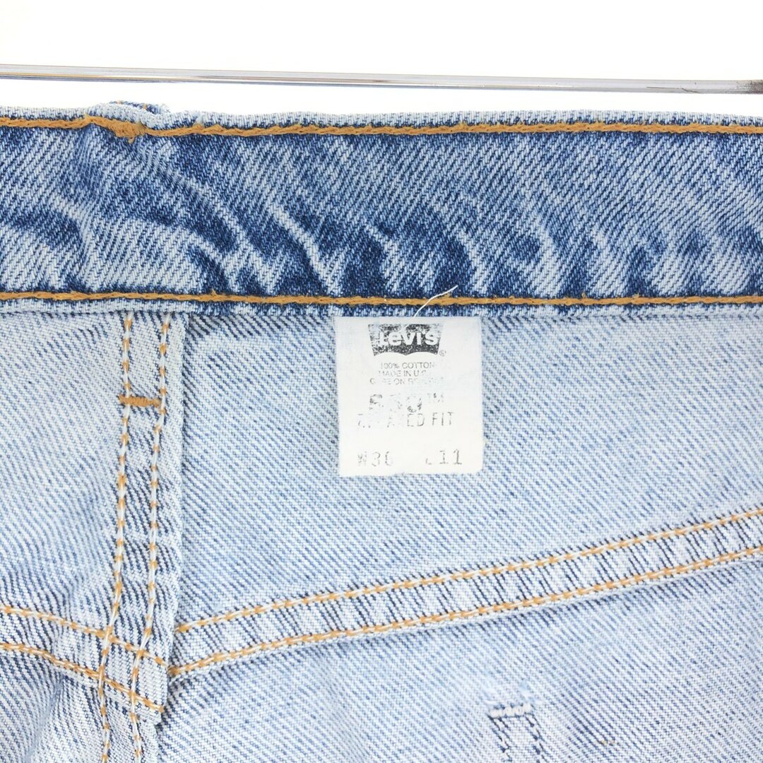 Levi's(リーバイス)の古着 90年代 リーバイス Levi's 550 RELAXED FIT デニムショーツ ハーフパンツ USA製 メンズw35 ヴィンテージ /eaa382488 メンズのパンツ(ショートパンツ)の商品写真