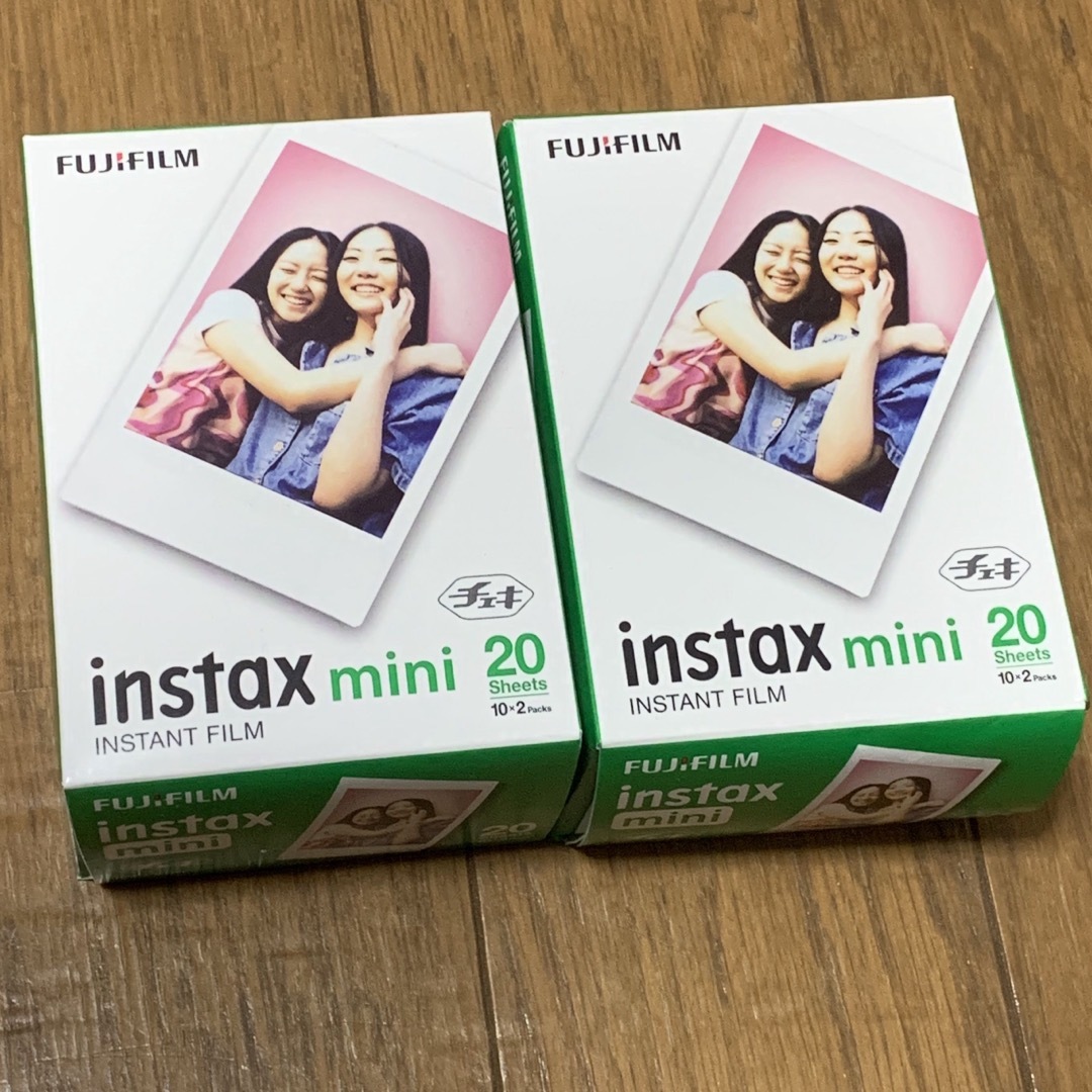 富士フイルム(フジフイルム)のチェキ フィルム instax mini 2箱40枚 スマホ/家電/カメラのカメラ(フィルムカメラ)の商品写真