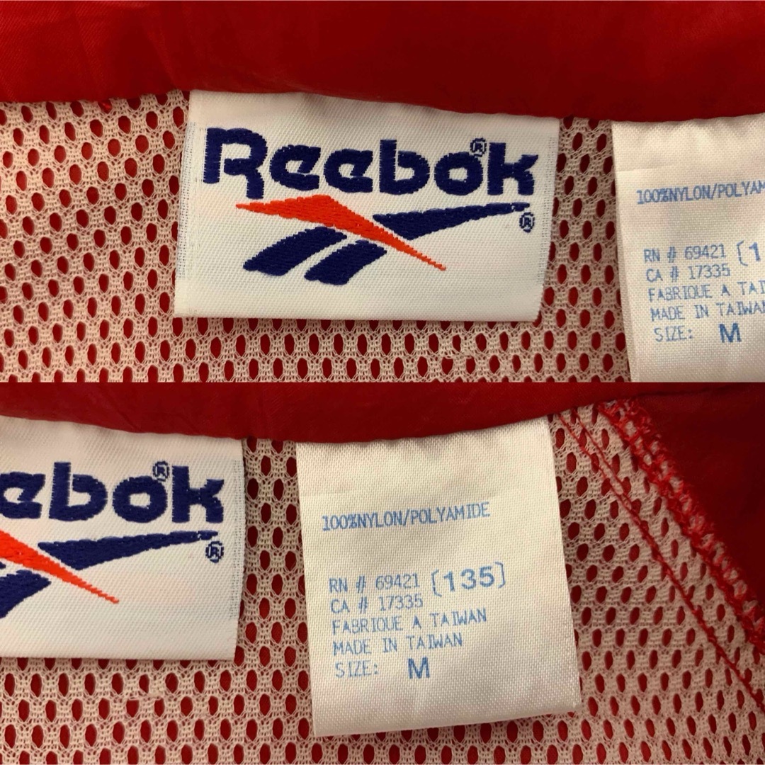 Reebok(リーボック)のReebok VINTAGE 80s〜90s ベクターロゴナイロンジャケット M メンズのジャケット/アウター(ナイロンジャケット)の商品写真
