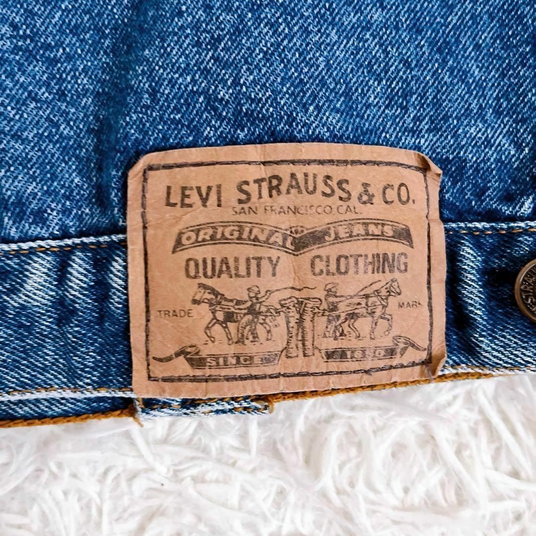 Levi's(リーバイス)の【Levi's】リーバイス（F）デニムジャケット ショート丈 レディースのジャケット/アウター(Gジャン/デニムジャケット)の商品写真