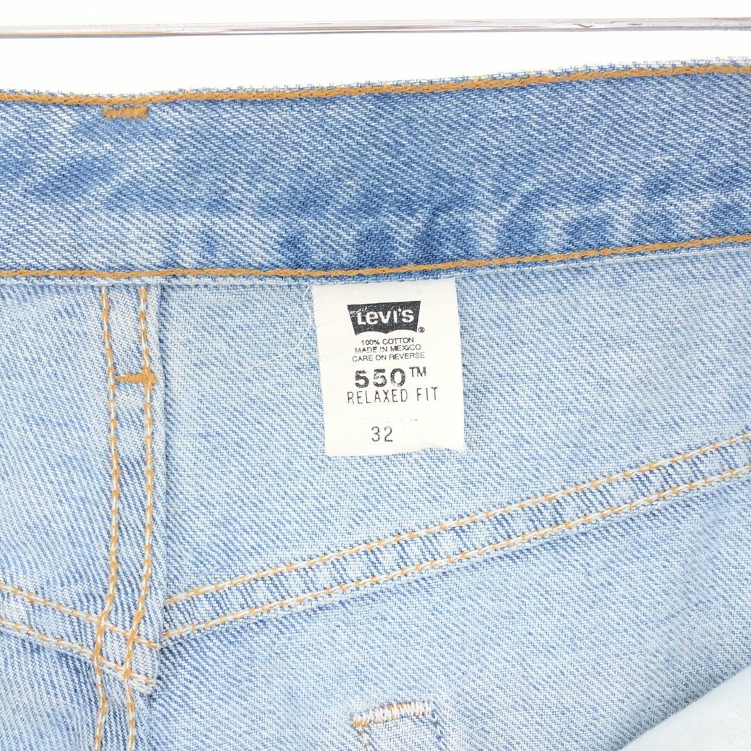 Levi's(リーバイス)の古着 00年代 リーバイス Levi's 550 RELAXED FIT デニムショーツ ショートパンツ メンズw32 /eaa382509 メンズのパンツ(ショートパンツ)の商品写真