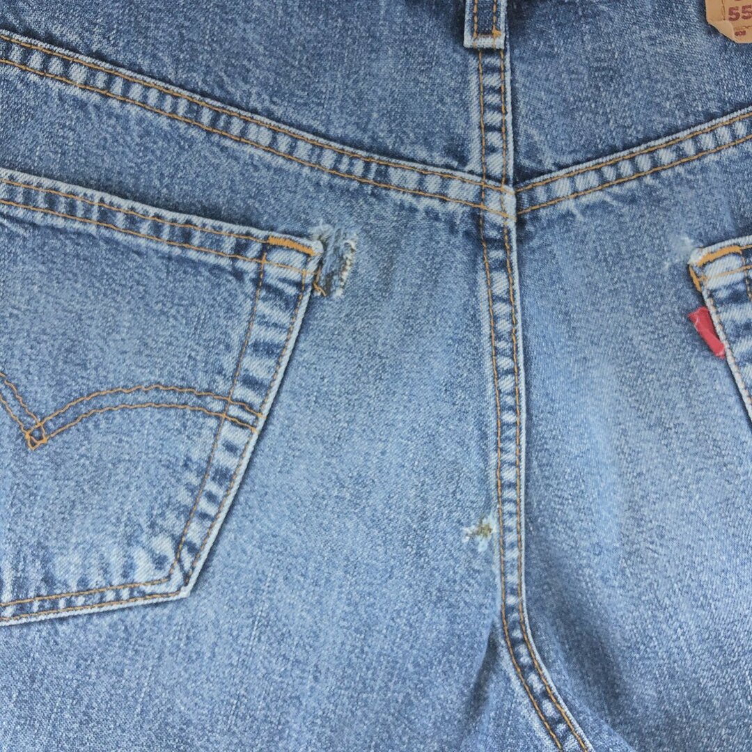 Levi's(リーバイス)の古着 90年代 リーバイス Levi's 550 RELAXED FIT デニムショーツ ハーフパンツ メンズw32 ヴィンテージ /eaa382531 メンズのパンツ(ショートパンツ)の商品写真