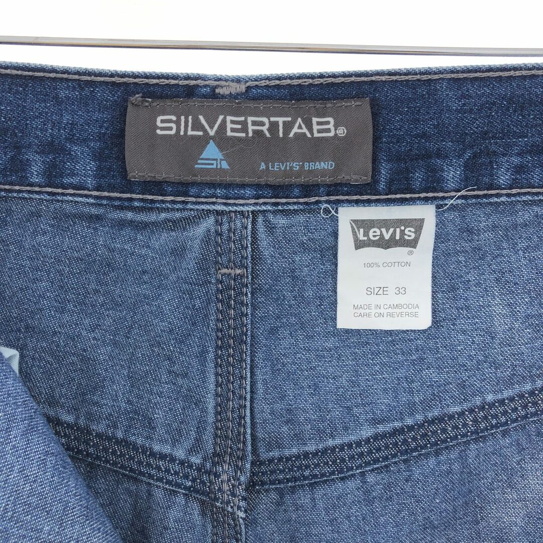 Levi's(リーバイス)の古着 リーバイス Levi's SILVER TAB シルバータブ デニムペインターショーツ ショートパンツ メンズw34 /eaa382539 メンズのパンツ(ショートパンツ)の商品写真