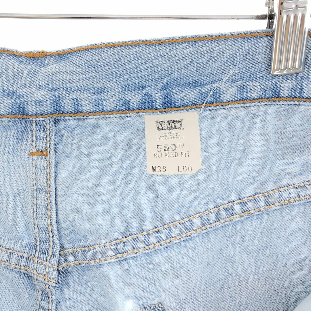 Levi's(リーバイス)の古着 90年代 リーバイス Levi's 550 RELAXED FIT デニムショーツ ショートパンツ USA製 メンズw37 ヴィンテージ /eaa382542 メンズのパンツ(ショートパンツ)の商品写真