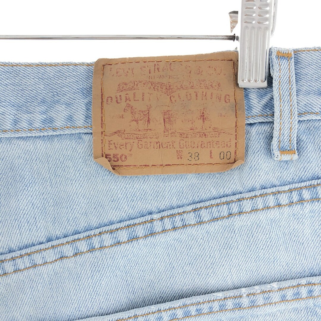 Levi's(リーバイス)の古着 90年代 リーバイス Levi's 550 RELAXED FIT デニムショーツ ショートパンツ USA製 メンズw37 ヴィンテージ /eaa382542 メンズのパンツ(ショートパンツ)の商品写真