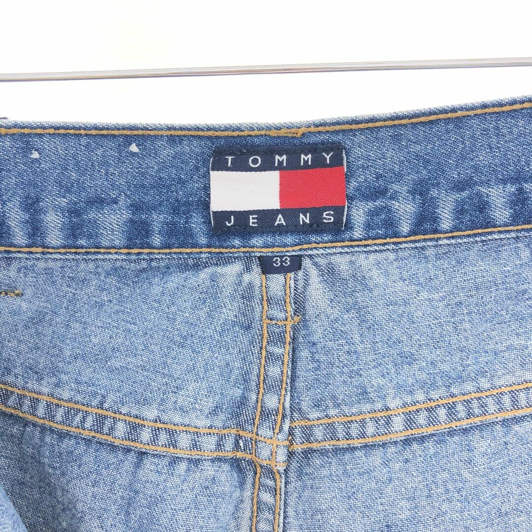 TOMMY HILFIGER(トミーヒルフィガー)の古着 90年代 トミーヒルフィガー TOMMY HILFIGER JEANS デニムショーツ ハーフパンツ メンズw33 ヴィンテージ /eaa382712 メンズのパンツ(ショートパンツ)の商品写真