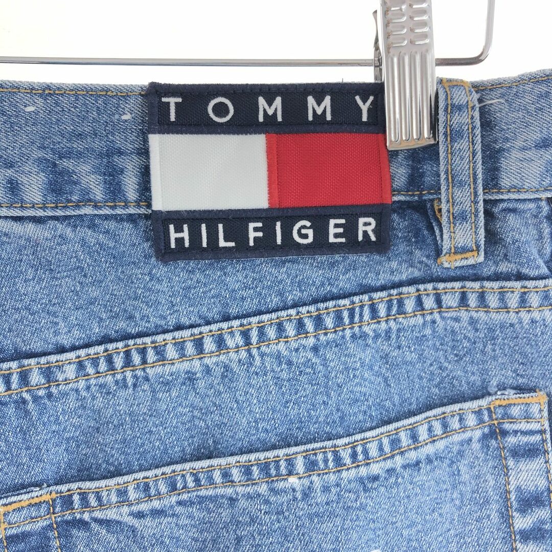 TOMMY HILFIGER(トミーヒルフィガー)の古着 90年代 トミーヒルフィガー TOMMY HILFIGER JEANS デニムショーツ ハーフパンツ メンズw33 ヴィンテージ /eaa382712 メンズのパンツ(ショートパンツ)の商品写真