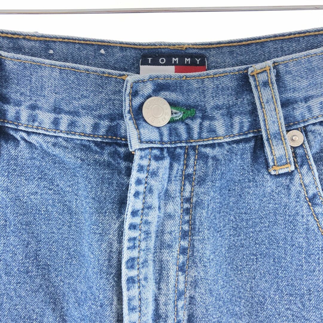 TOMMY HILFIGER(トミーヒルフィガー)の古着 90年代 トミーヒルフィガー TOMMY HILFIGER JEANS デニムショーツ ハーフパンツ メンズw33 ヴィンテージ /eaa382712 メンズのパンツ(ショートパンツ)の商品写真