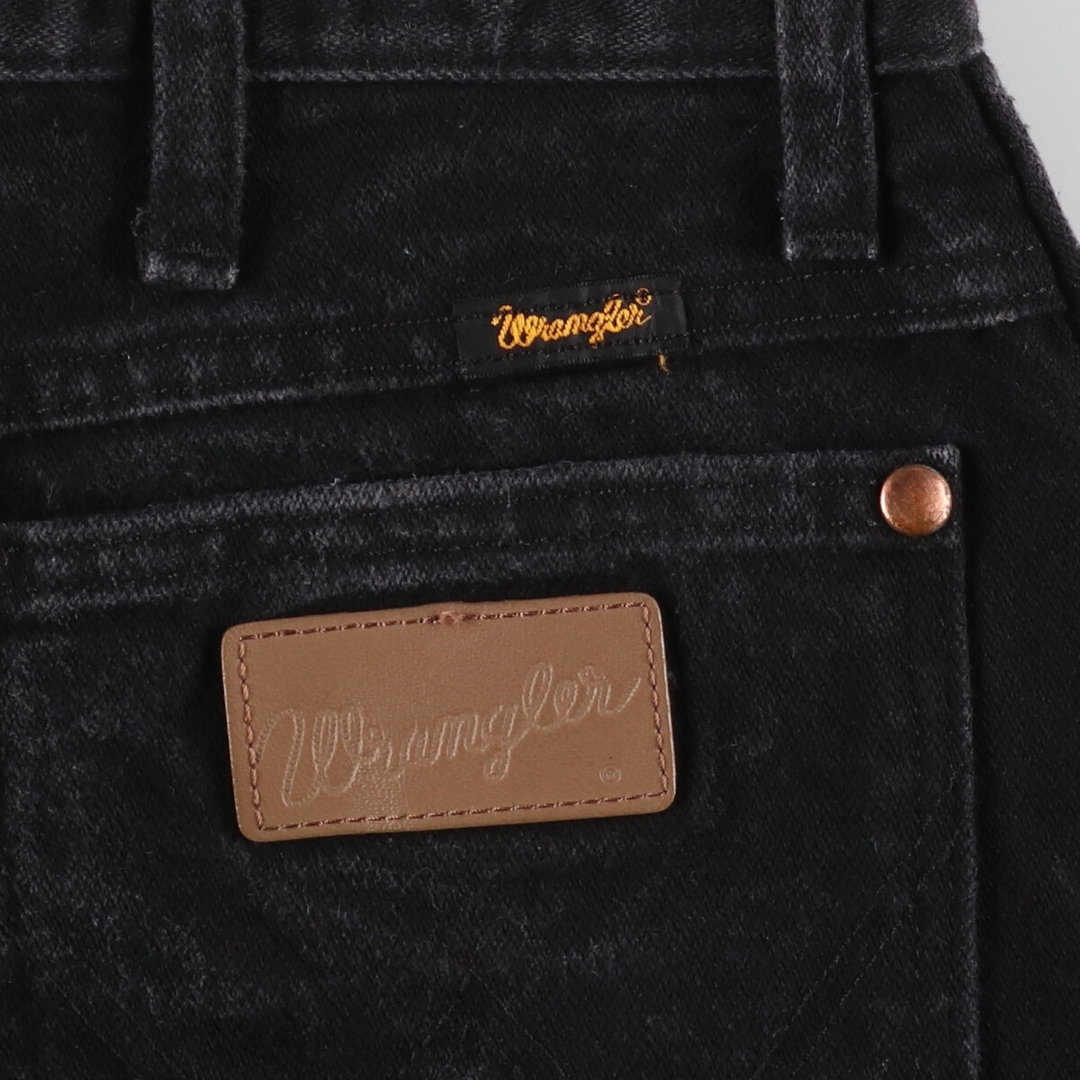 Wrangler(ラングラー)の古着 ラングラー Wrangler 936WBK ブラックデニム ストレートデニムパンツ メンズw32 /eaa415487 メンズのパンツ(デニム/ジーンズ)の商品写真