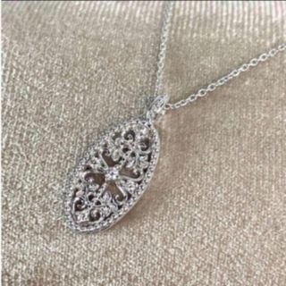 STAR JEWELRY - スタージュエリー　透かしオーバルネックレスK18 