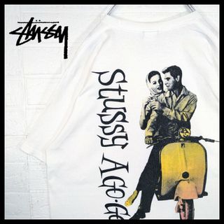 ステューシー(STUSSY)の【STUSSY】ローマの休日　サンプリング　ビッグシルエット　Tシャツ(Tシャツ/カットソー(半袖/袖なし))