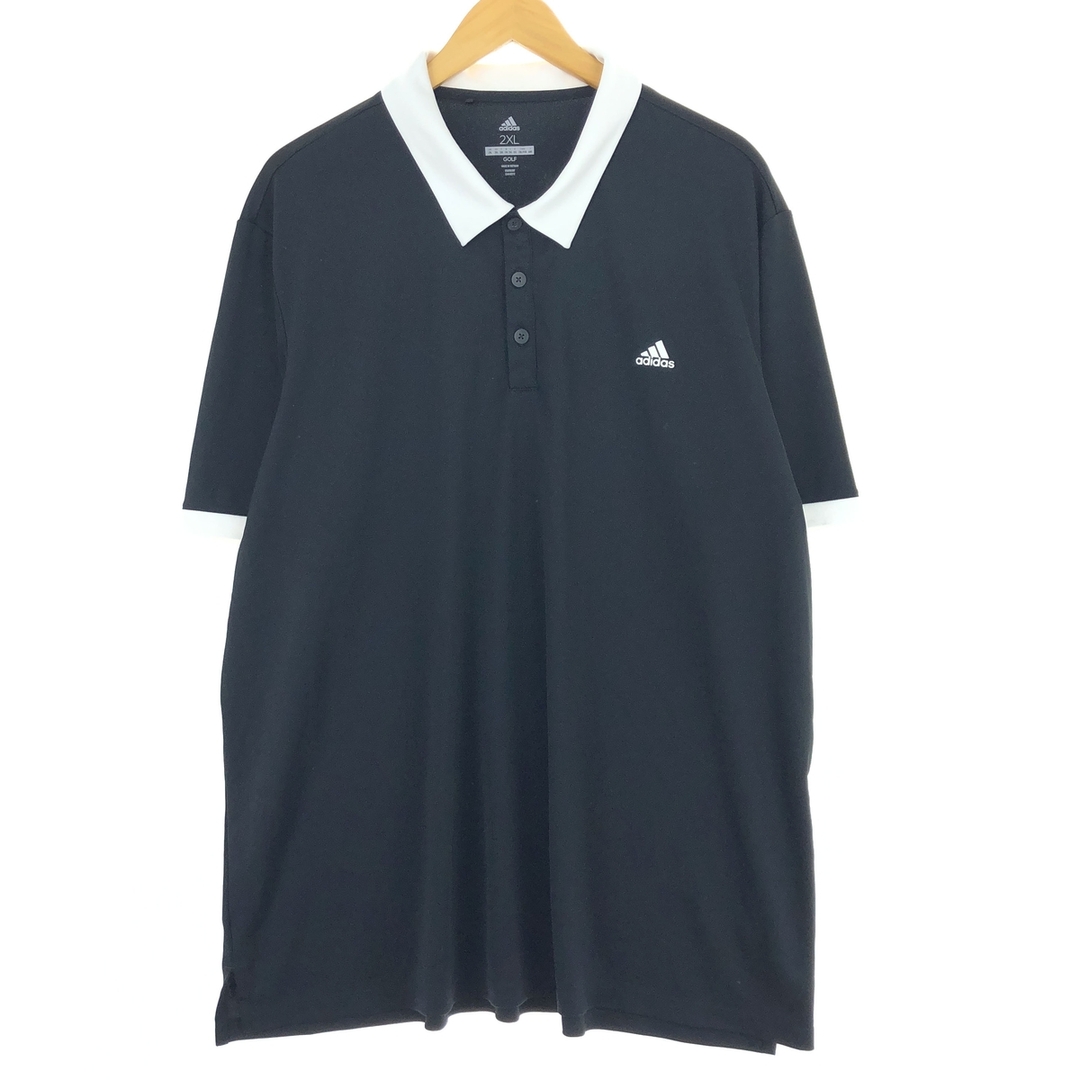 adidas(アディダス)の古着 アディダス adidas GOLF 半袖 ポロシャツ メンズXXL /eaa430417 メンズのトップス(ポロシャツ)の商品写真