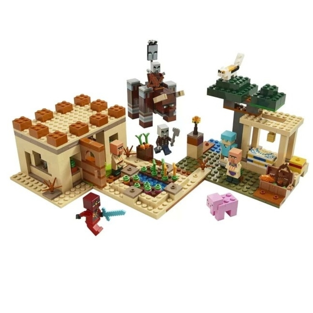 Lego(レゴ)のLEGO マインクラフト 21160 イリジャーの襲撃 【美品】 キッズ/ベビー/マタニティのおもちゃ(積み木/ブロック)の商品写真