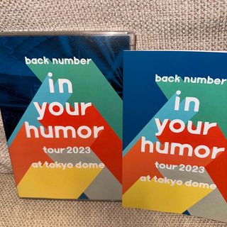 back number ／in your humor tour 2023 DVD(ミュージック)