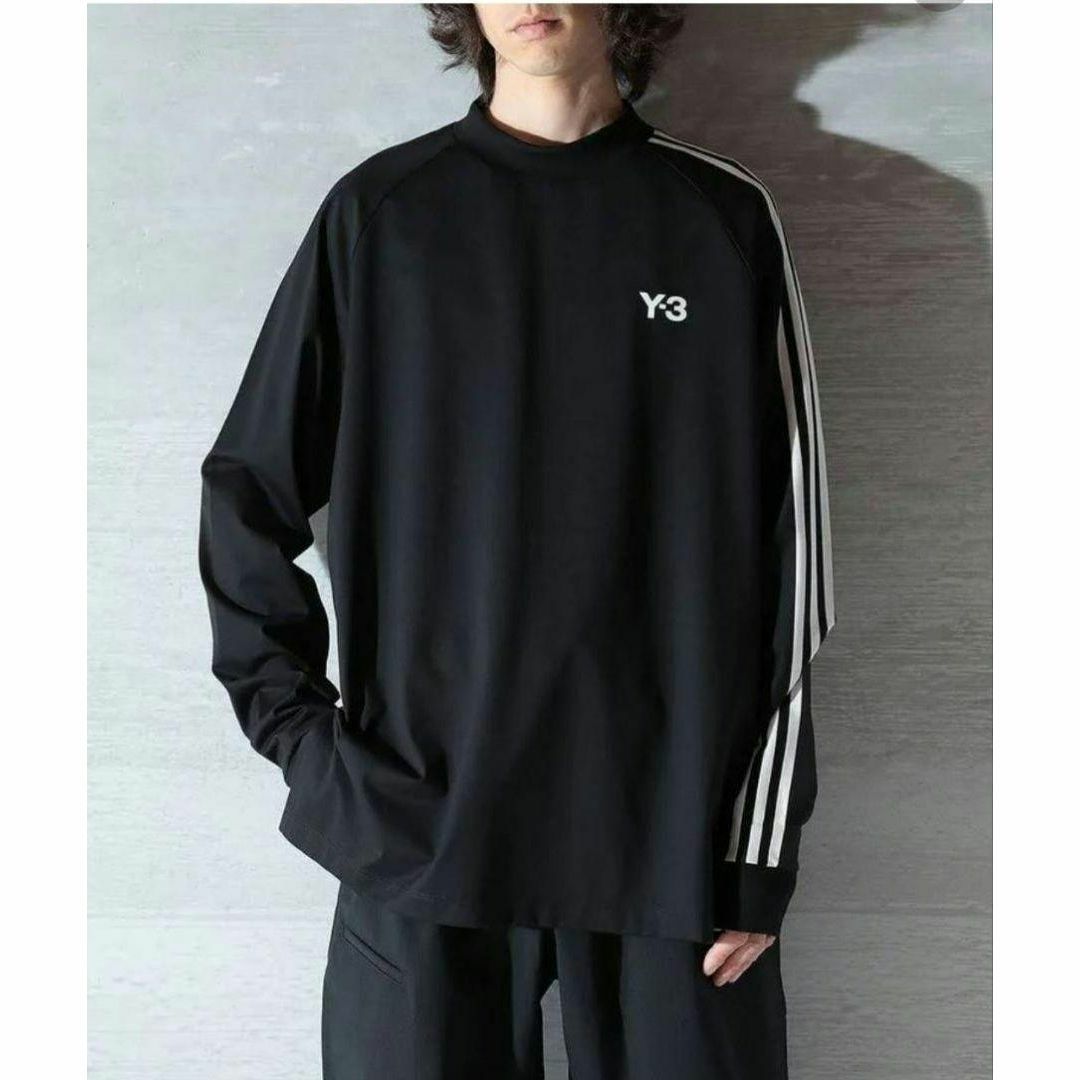 Y-3(ワイスリー)の【新品未使用】ワイスリー ロンT 3ライン ロゴ ロングスリーブ 23SS メンズのトップス(Tシャツ/カットソー(七分/長袖))の商品写真