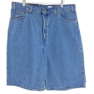 リーバイス(Levi's)の古着 90年代 リーバイス Levi's 550 RELAXED FIT デニムショーツ ハーフパンツ メンズw37 ヴィンテージ /eaa382473(ショートパンツ)