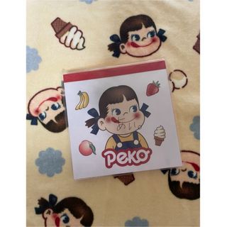 イッツデモ(ITS'DEMO)の《限定品》イッツデモ 不二家 ペコちゃん お菓子柄 メモ帳。(ノート/メモ帳/ふせん)