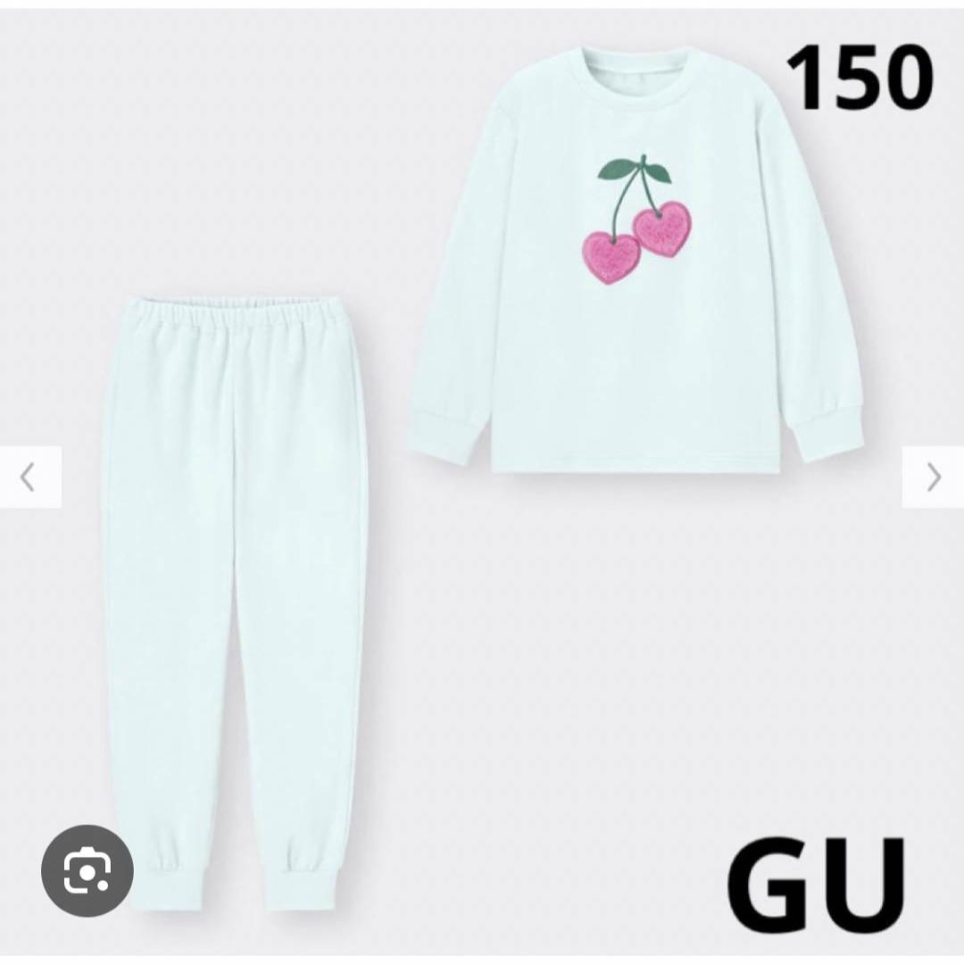 GU(ジーユー)の中古♡ナイトウェア♡150cm！パジャマ キッズ/ベビー/マタニティのキッズ服女の子用(90cm~)(パジャマ)の商品写真