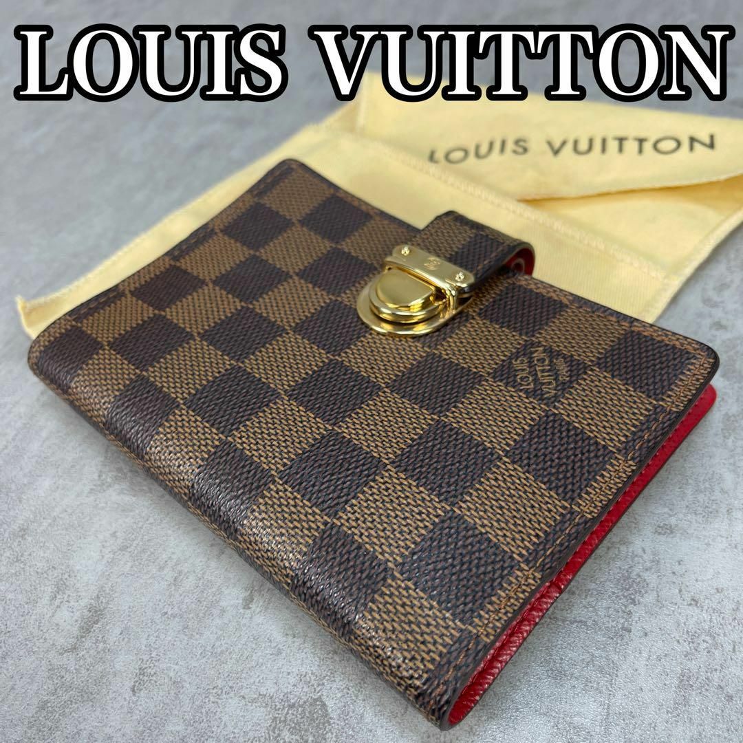 LOUIS VUITTON(ルイヴィトン)の美品 ルイヴィトン 手帳カバー アジェンダ コアラ PM  ダミエキャンバス レディースのファッション小物(その他)の商品写真