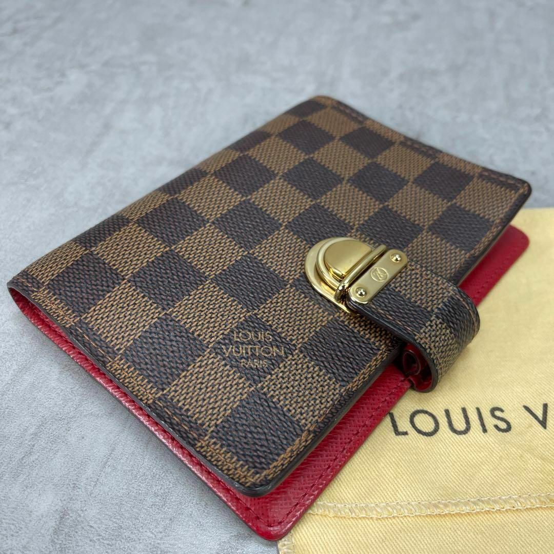 LOUIS VUITTON(ルイヴィトン)の美品 ルイヴィトン 手帳カバー アジェンダ コアラ PM  ダミエキャンバス レディースのファッション小物(その他)の商品写真