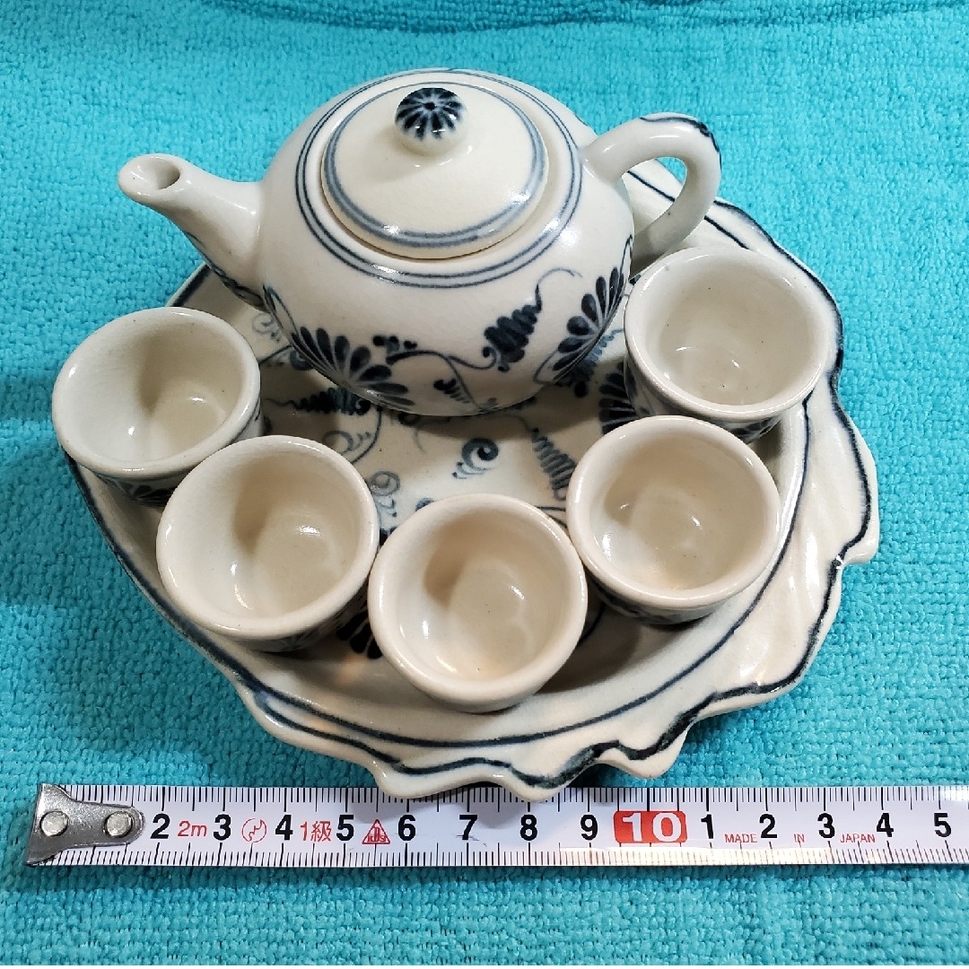 ミニ中国茶器セット エンタメ/ホビーの美術品/アンティーク(陶芸)の商品写真