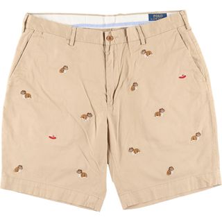 ラルフローレン(Ralph Lauren)の古着 ラルフローレン Ralph Lauren POLO RALPH LAUREN 総柄 チノショーツ ショートパンツ メンズw37 /eaa436424(ショートパンツ)