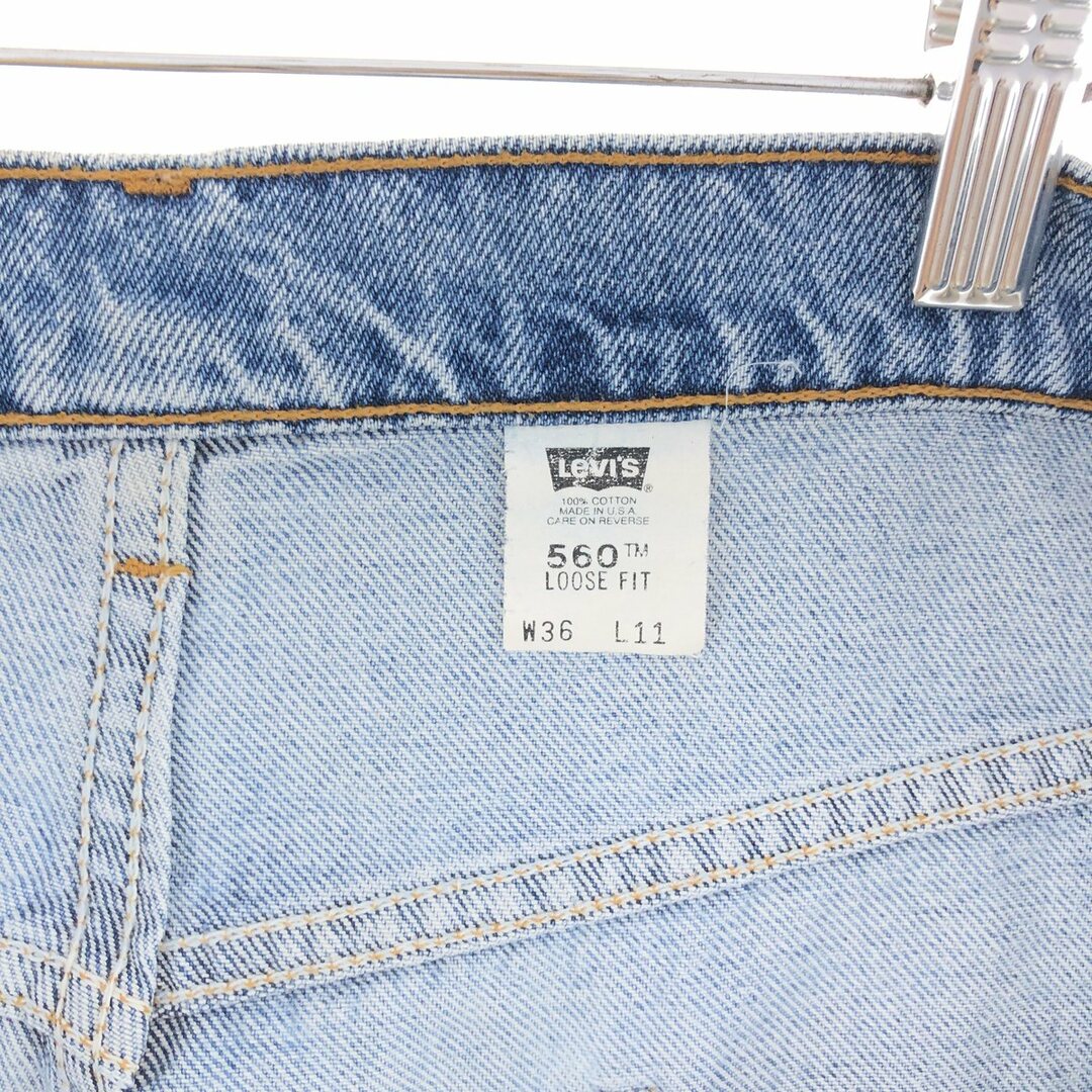 Levi's(リーバイス)の古着 90年代 リーバイス Levi's 560 LOOSE FIT デニムショーツ ハーフパンツ USA製 メンズw35 ヴィンテージ /eaa382544 メンズのパンツ(ショートパンツ)の商品写真