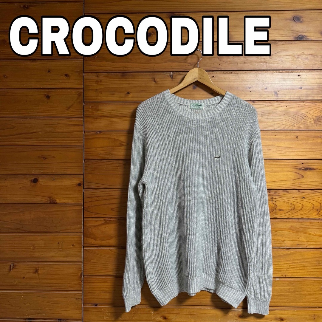 Crocodile(クロコダイル)のクロコダイル　ニット　セーター　ウール メンズのトップス(ニット/セーター)の商品写真