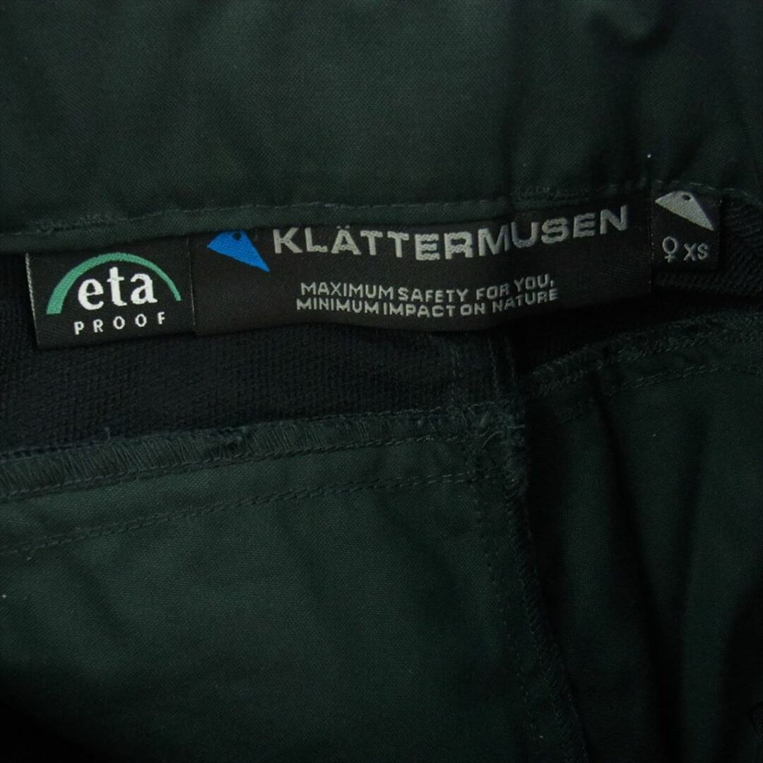 KLATTERMUSEN クレッタルムーセン パンツ Gleipner 2.0 トレッキング パンツ グリーン グリーン系 XS【中古】 レディースのパンツ(カジュアルパンツ)の商品写真