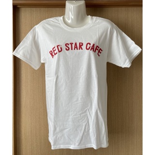 REDSTARCAFE白Tシャツ♡RSR(Tシャツ/カットソー(半袖/袖なし))