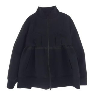 サカイ(sacai)のSacai サカイ ジャケット 22AW 22-06182 Technical Jersey Zip Up Blouson テクニカル ジャージー ジップアップ  ブルゾン ジャケット ブラック系 2【美品】【中古】(その他)