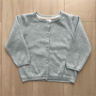 エイチアンドエム(H&M)のh&m エイチアンドエム ラメ カーディガン 80cm(カーディガン/ボレロ)