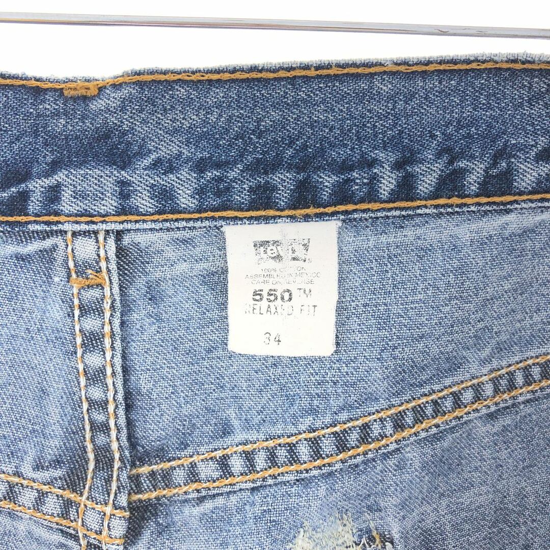 Levi's(リーバイス)の古着 90年代 リーバイス Levi's 550 RELAXED FIT デニムショーツ ショートパンツ メンズw34 ヴィンテージ /eaa382377 メンズのパンツ(ショートパンツ)の商品写真